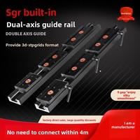 Guide linéaire double axe intégré léger SGR10 15N 20 25 35 avec bloc coulissant en acier et mécanisme de verrouillage pour machines à bois