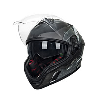Casque de moto intégral homologué DOT en ABS, casque de course moto avec double visière et pare-soleil interne pour adultes