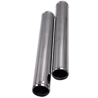 MaXpeedingrods-tubos Intercooler de 2,5 pulgadas, conjunto de tubos de tubería azul con acopladores, 8 Uds.