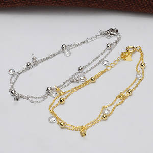 สร้อยข้อมือเงินแท้ S925 พร้อมไข่มุกเม็ดเล็กทำมือ 5-9 เม็ด ดีไซน์ทันสมัย เรียบหรู รูปดาว สำหรับงาน DIY อุปกรณ์ตกแต่ง ถาดเปล่า 549 - Product Image 1