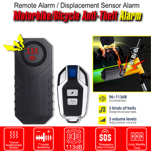 <span class=keywords><strong>Alarm</strong></span> sepeda motor Anti Maling, <span class=keywords><strong>Alarm</strong></span> sepeda Anti air Sensor gerakan getaran keamanan untuk skuter listrik sepeda - Product Image 2