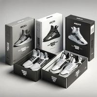 Nouveau design de boîte d'expédition personnalisée pour baskets boîte à chaussures en carton d'expédition en carton épais et dur