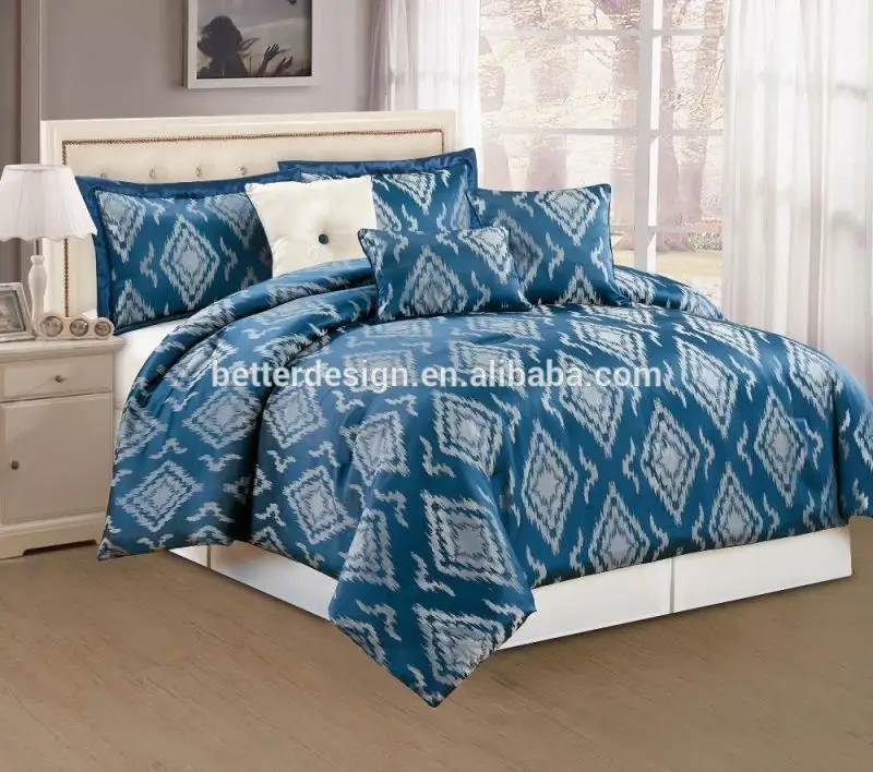 7pcs Jacquard Comforters Bed Sets with Low Price