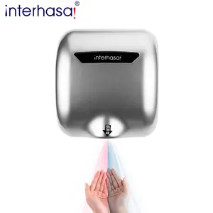 Secador de manos comercial de alta resistencia secador de manos automático de acero inoxidable comercial para inodoro