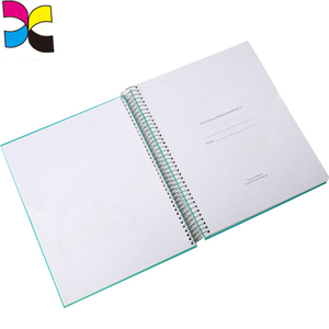 Venta al por mayor de planificadores espirales de tapa dura personalizados Exw precio encuadernación de alambre Impresión de cuadernos - Product Image 2