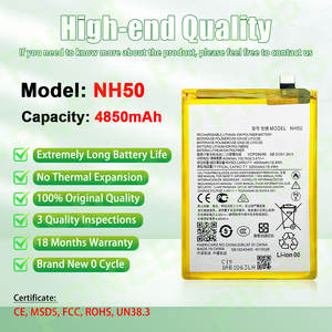 Batería de Polímero de Litio NH50 de 4850 mAh de Alta Calidad para Teléfono <span class=keywords><strong>Motorola</strong></span> MOTO G22 E32S, Batería Integrada, Certificación PSE y RoHS - Product Image 2