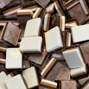 Nouvel ensemble de 160 tuiles de Mahjong en acrylique gravées sur mesure, de luxe, 4 couches, format mini voyage, pour la <span class=keywords><strong>plage</strong></span>, collection Amérique - Product Image 6