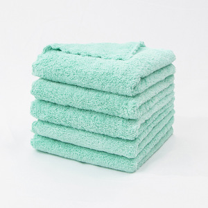 Serviettes en microfibre à poils coupés, en polaire corail, épaissies, pour le nettoyage domestique, prêtes à l'emploi transfrontalières, personnalisables par étiquetage sous vide - Product Image 3