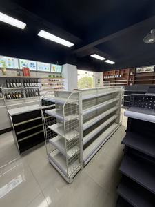 Étagères de supermarché YuanHong à prix d'usine, en acier multicouche, revêtement époxy en poudre, double face, en forme de L, hauteur réglable - Product Image 6