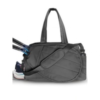 Sac de sport en nylon ultra-léger et personnalisable, idéal pour la gym et les week-ends, avec compartiment humide et espace pour chaussures