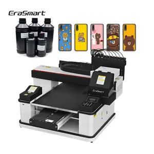 Erasmart 3m 1802s A1 6090 stampante flatbed uv per bottiglie in rilievo di vernice stampanti a getto d'inchiostro in legno acrilico