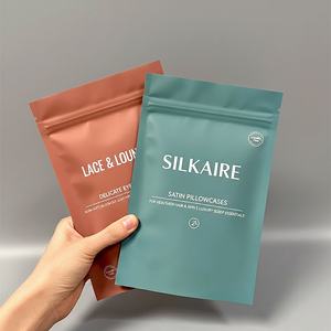 Sacchetti di Imballaggio Personalizzati con Logo per Abbigliamento, Accessori, Calzini, Vestiti, con Chiusura <span class=keywords><strong>a</strong></span> Zip in Plastica - Product Image 5