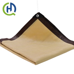 Voile d'ombrage rectangulaire jaune en HDPE tissé pour jardin extérieur, protection UV pour plantes, <span class=keywords><strong>balcon</strong></span> et toit, taux d'ombrage 30%-95% - Product Image 3