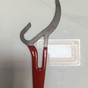 Llave de gancho para quitar neumáticos, acero 45, métrica, de uso general, con agarre de goma, para herramientas de reparación de neumáticos de motocicleta - Product Image 1