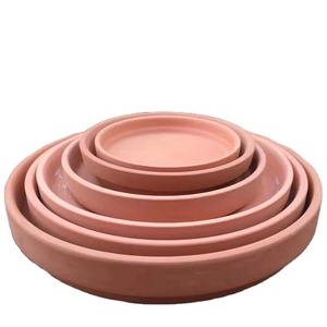 Plateaux ronds <span class=keywords><strong>en</strong></span> argile de <span class=keywords><strong>terre</strong></span> <span class=keywords><strong>cuite</strong></span> bon marché pour jardinières - Product Image 2