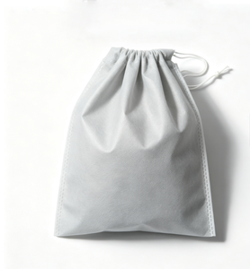 Non Woven Drawstring Bag Disposable Nonwoven String Sack Hot Press Custom Logo Non Woven <b>Storage</b> <b>Draw</b> Bag - Product Image 3