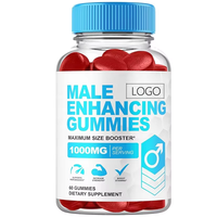 Gomitas Suplementarias para Mejorar el Rendimiento Masculino 6 en 1, Potenciador de Energía y Resistencia para Hombres, con Horny Goat Weed, Tribulus y Maca