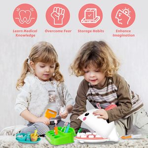 مجموعة ألعاب أطفال EPT لعبة التظاهر بالأطفال لطبيب الأرانب من البلاستيك لطبيب الأسنان والأطفال - Product Image 2