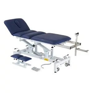 Clinique/médical/hôpital/Sport/physiothérapie électrique lit de traitement de Traction lombaire cervicale Table de physiothérapie