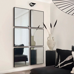 <span class=keywords><strong>Miroir</strong></span> décoratif de <span class=keywords><strong>salle</strong></span> <span class=keywords><strong>à</strong></span> <span class=keywords><strong>manger</strong></span> de style simple, <span class=keywords><strong>miroir</strong></span> d'entrée de chambre <span class=keywords><strong>à</strong></span> coucher encadré, <span class=keywords><strong>miroir</strong></span> pleine longueur de peinture décorative - Product Image 3