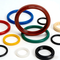 Joint torique d'étanchéité en caoutchouc silicone/NBR/CR/FKM/Nitrile/Buna, taille standard, couleur personnalisée, haute élasticité, économique