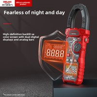 Delixi DHFDE66A Meteran Klem Digital Multimeter Tampilan Digital Otomatis Presisi Tinggi Ammeter Listrik AC/DC 1000A
