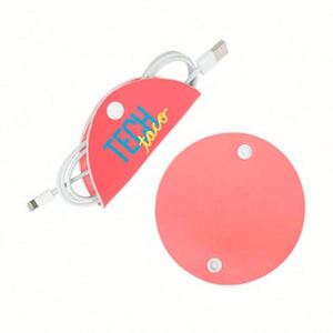 Organisateur de câbles d'écouteurs imprimé avec logo, gardez les câbles bien rangés, mettez en valeur votre marque - Product Image 2