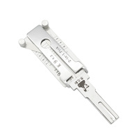 Expédition rapide : Kit de crochetage et décodeur K9 Lishi 2 en 1 pour serrures automobiles, outils de serrurier