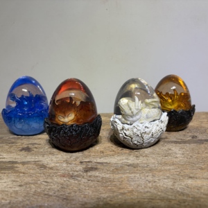 High-end Custom Resin Crafts, Light-Up Dragon Egg Concept Product Consult Before Ordering Sleeping Baby Dragon <strong>Figurine</strong> - Product Image 3