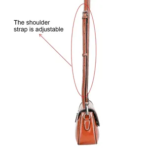 Bolsos de Hombro AndoBag para Mujer, Bolso Bandolera de Cuero Genuino, Bolso de Mano Moderno con Patrón de Cocodrilo Retro 1595 - Product Image 3