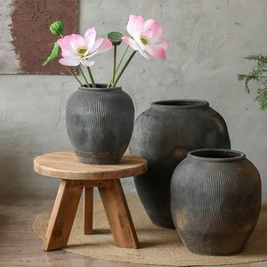 New Arrival Rustic Vintage Style Terracotta Planter Flower <strong>Pots</strong> Home Garden <strong>Balcony</strong> Ceramic <strong>Pots</strong> for Flower Plant - Product Image 3