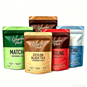 50g 100g Custom Pure Aluminum Foil Food Packaging <b>Bags</b> for Matcha Powder Anti Static PE Inner Layer High Barrier Aseptic Pouch - Product Image 2