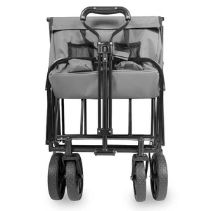 Chariots utilitaires robustes avec hayon et roues, chariot pliable, chariot utilitaire portable pour le camping, le jardin, la <span class=keywords><strong>plage</strong></span> - Product Image 4