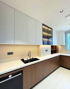 Service de personnalisation de toute la maison, cuisine moderne en aggloméré, mobilier de cuisine minimaliste de luxe pour villa - Product Image 2