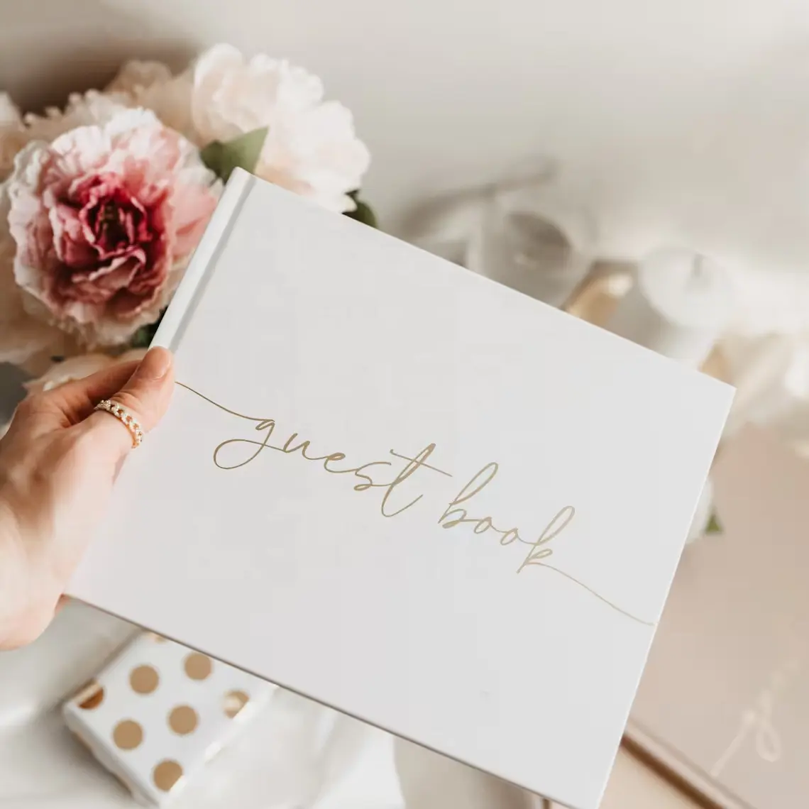 Stampa personalizzata segno nel registro degli ospiti di nozze libro degli ospiti Planner regalo per addio al nubilato