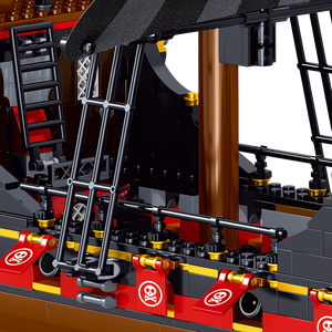 Juguete Infantil Más Vendido en 2026, Kit de Ensamblaje DIY, Bloques de Construcción ABS, <span class=keywords><strong>Barco</strong></span> <span class=keywords><strong>Pirata</strong></span>: Modelo Aventura del <span class=keywords><strong>Calavera</strong></span>, Decoración para el Hogar - Product Image 3