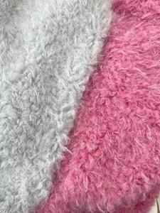 Tela de Polo Norte de lana ártica de doble cara suave de poliéster a buen precio de fábrica para Payamas tela de Cachemira tela de lana de oveja 700g - Product Image 3