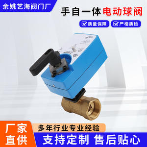 Actuador de válvula de bola eléctrico automático/manual DN15 220V de latón con rosca, válvula de control de gas de dos vías con rosca interna - Product Image 2