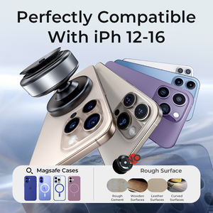 LISEN Mini <span class=keywords><strong>support</strong></span> d'aspirateur électrique portable super stable 360 rotatif N52 <span class=keywords><strong>support</strong></span> magnétique de voiture pour Magsafe pour pare-brise de tableau de bord - Product Image 6