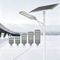 Lampu Jalan Tenaga Surya Premium Tahan Air Ip65 Kontrol Cerdas Terbaik untuk Luar Ruangan 100W 120W 200W Tipe Terpisah Set Harga Lampu Jalan Tenaga Surya