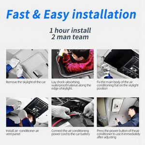 Aire Acondicionado de Estacionamiento de 24V CC, Conversión de Frecuencia Inteligente, Máquina Todo en Uno, Aire Acondicionado para Camiones Pesados - Product Image 6