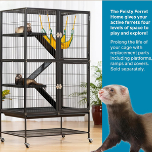 Hai Lớp Cửa Đôi Chó cũi lồng Pet <span class=keywords><strong>Crate</strong></span> để bán - Product Image 3