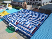 Jeux géants pour adultes, obstacles extérieurs, châteaux gonflables, labyrinthe, aire de jeux gonflable, maison de jeu gonflable, labyrinthe pour enfants