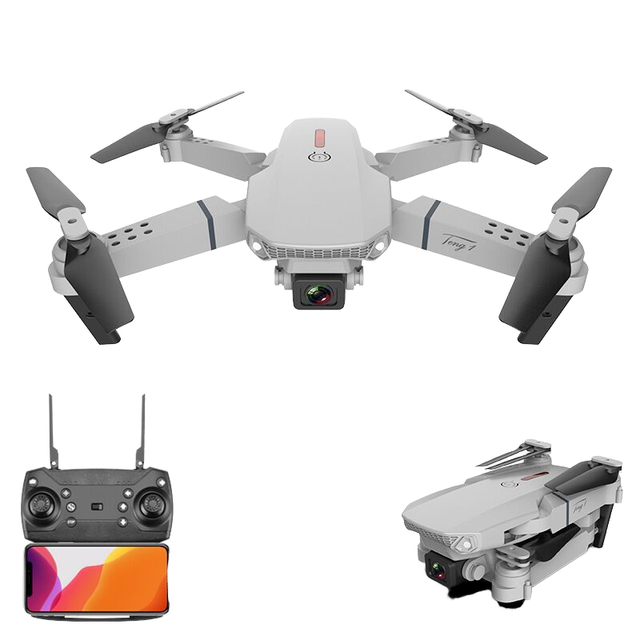 E88 PRO Drones Rc Mini Quadcopter 4K High-definition Aerial Camera Beginner Radio-controlled Aircraft Children's Toy DRONE