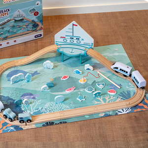 <span class=keywords><strong>Jeu</strong></span> <span class=keywords><strong>de</strong></span> train en bois jouet éducatif pour enfants pour les tout-petits <span class=keywords><strong>jeu</strong></span> <span class=keywords><strong>de</strong></span> piste électrique et <span class=keywords><strong>de</strong></span> <span class=keywords><strong>pêche</strong></span> océanique - Product Image 1