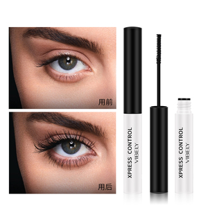 Mascara à fibres volumisant, recourbant et allongeant, anti-bavures, longue durée, imperméable, avec brosse fine - Product Image 4