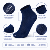 Chaussettes de sport à compression à logo personnalisé, faible MOQ, séchage rapide, pour la course, l'entraînement, la gym, le cyclisme, hommes et femmes, directement de l'usine