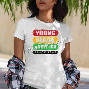 卸売印刷ヤングブラックフリー-1865年以来のIsh衣類用ヒートビニールトランスファー - Product Image 5