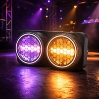 Projecteur LED matriciel rétro DMX512 pour scène DJ, lumière stroboscopique et wash pour une ambiance romantique, mariages et spectacles