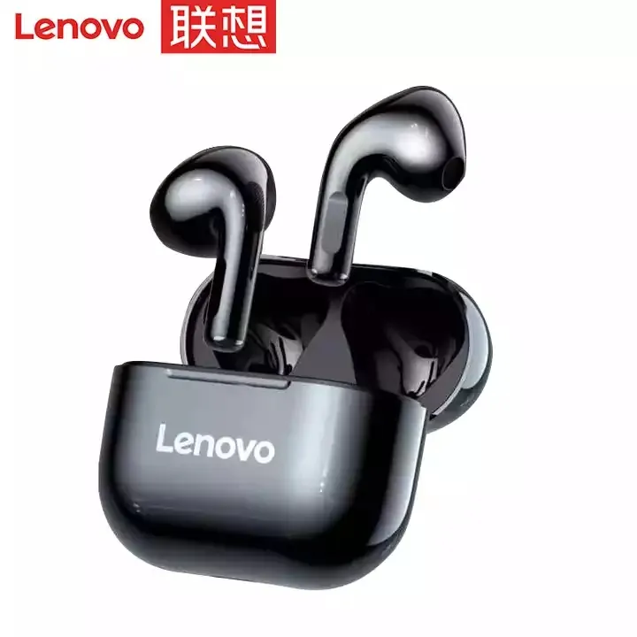 2022 Nieuwe Originele Lenovo LP40 Tws Draadloze Koptelefoon Bt 5.0 Dual Stereo Ruisonderdrukking Bass Touch Control Lange Standby 230mah
